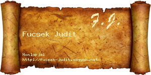 Fucsek Judit névjegykártya